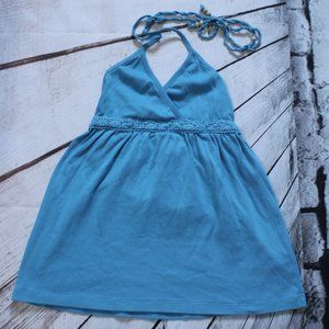MODA INTERNATIONAL, SKY BLUE HALTER, SIZE XS